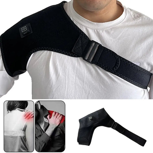 Electric Heating Pad with One Shoulder Support – Pain Relief & Comfort
