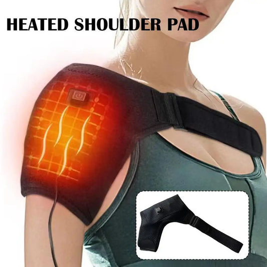Electric Heating Pad with One Shoulder Support – Pain Relief & Comfort