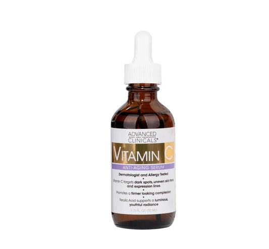 ADVANCED CLINICALS® VITAMIN C SERUM 🍊 Anti-Aging | Dermatologist Tested | 1.75 FL OZ (52 mL)