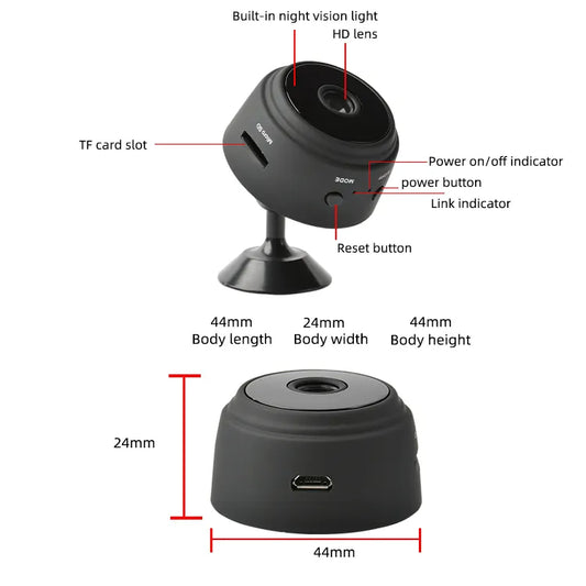 A9 Mini Wireless Security Camera 60% Off