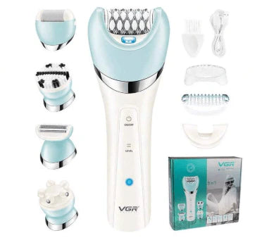 Professional 5-in-1 Epilator & Beauty Kit – Body Care & Skincare Solution